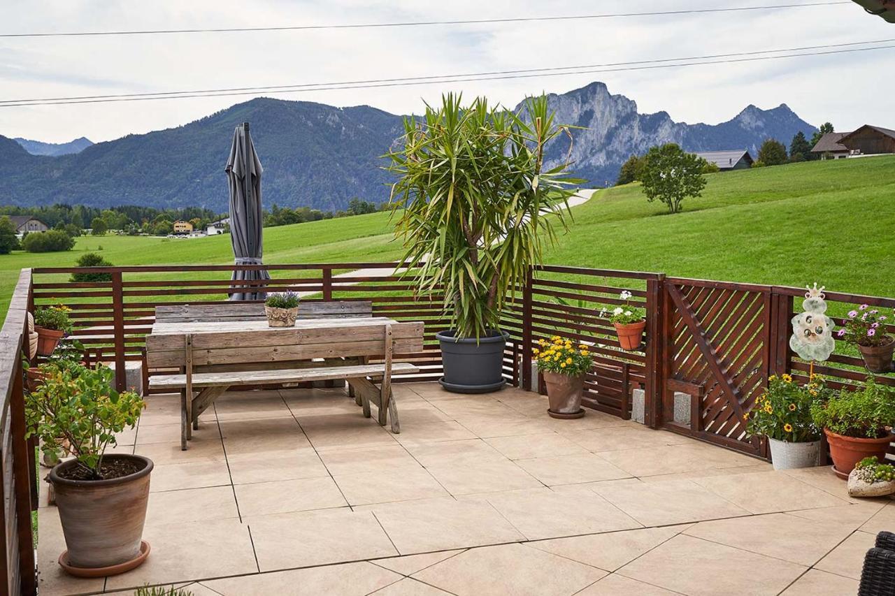 Bergblick Acht Mondsee Innerschwand Εξωτερικό φωτογραφία