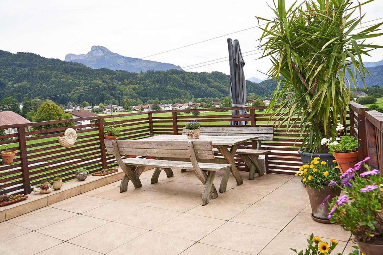 Bergblick Acht Mondsee Innerschwand Εξωτερικό φωτογραφία